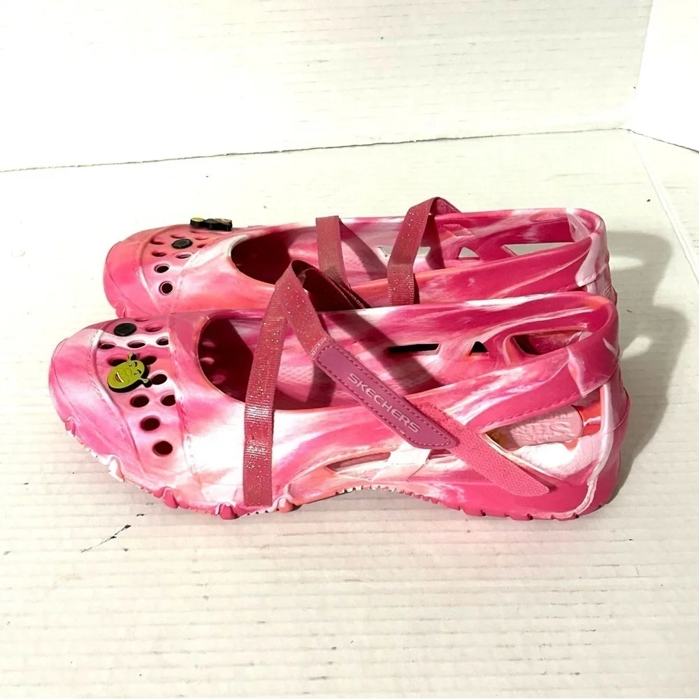 Sketchers Dream Works Shrek the Third Rubber Mary Jane Shoes Size 6